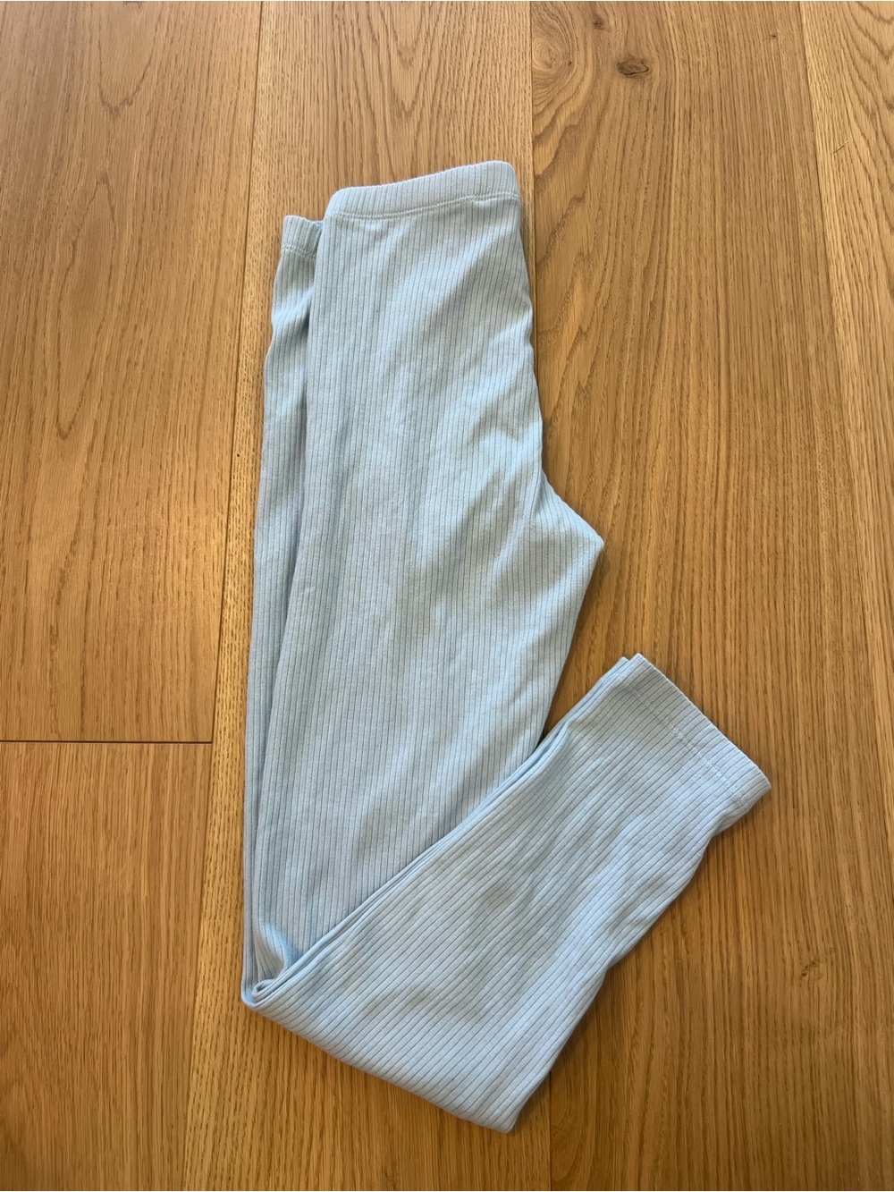 Cat & Jack Light Blue Ribbed Kids Leggings